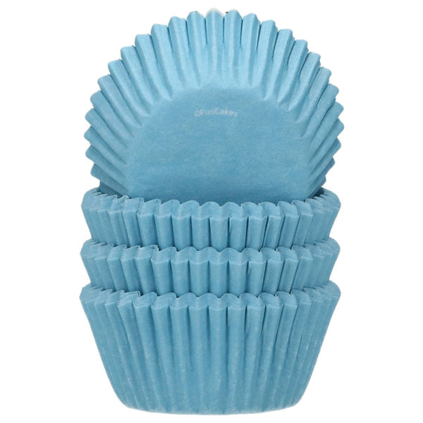 Mini Cases Blue Pk 100 FUNCAKES