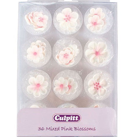 Mixed Pink Blossoms 36 Piece