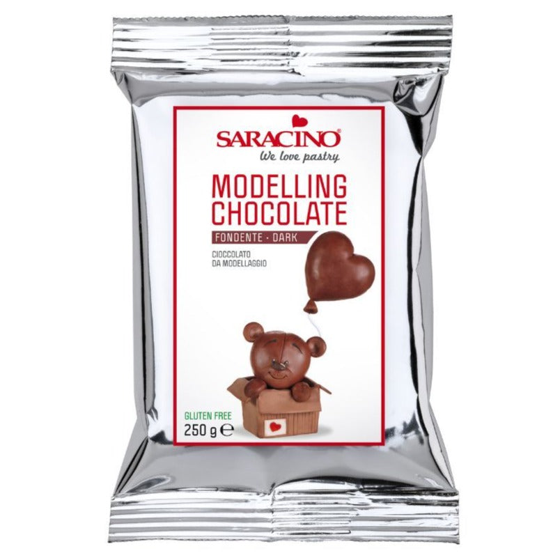 Modelling Chocolate Dark 250g SARACINO