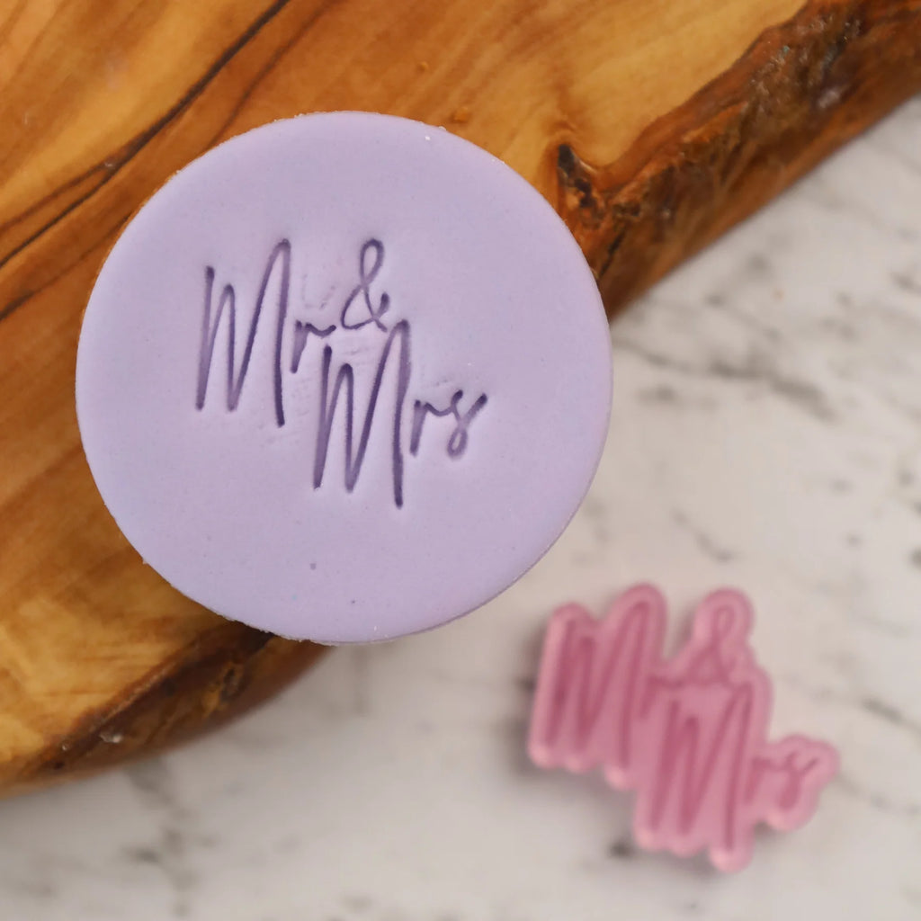 The Amy Jane Collection Signature Embosser Mr & Mrs