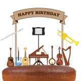 Musical Instruments Cake Topper