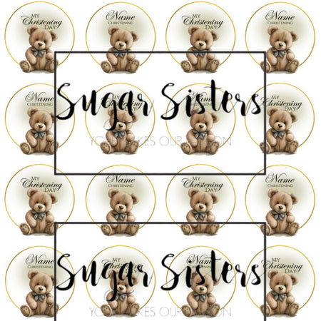 My Baby Shower Edible Toppers - (20 Toppers)