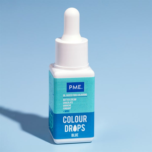 PME - Oil based colouring 20ml - Blue Colour Drops