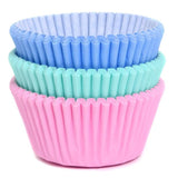 Cupcake Cases Assort Pastel Pk 75 HOM
