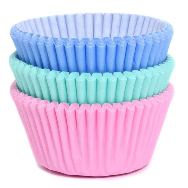 Cupcake Cases Assort Pastel Pk 75 HOM