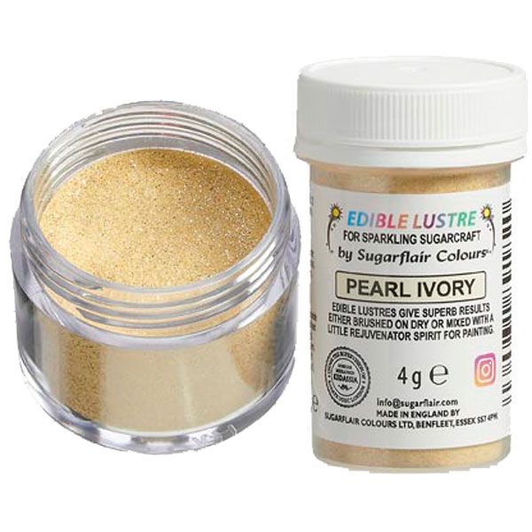 Pearl Ivory Lustre Dust Sugarflair 4g