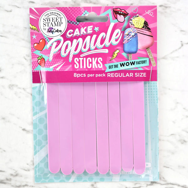 Popsicle Sticks Lavender Pk 8