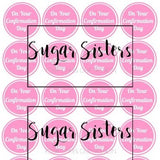 Confirmation Pink  Edible Toppers - (20 Toppers)