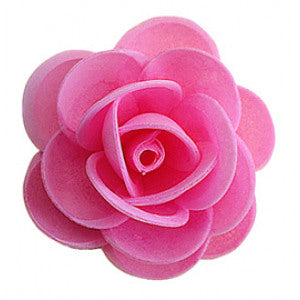 Pink Wafer Rose 4.5cm 50 Pcs