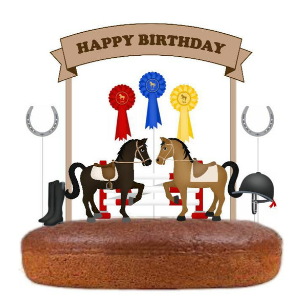 Pony Club Cake Topper
