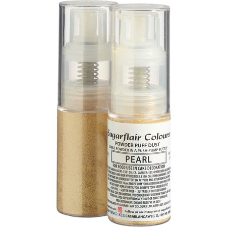 Powder Puff Glitter Light Silver 10g
