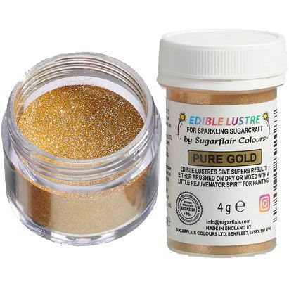 Radiant Gold Lustre Dust Sugarflair 4g