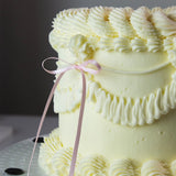 Ribbon Bow Toppers Pink Pk 8