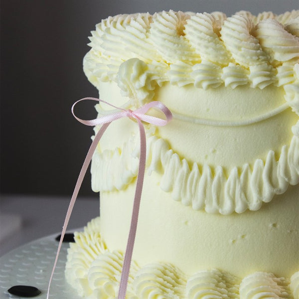 Ribbon Bow Toppers Pink Pk 8