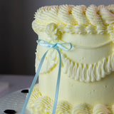 Ribbon Bow Toppers Blue Pk 8