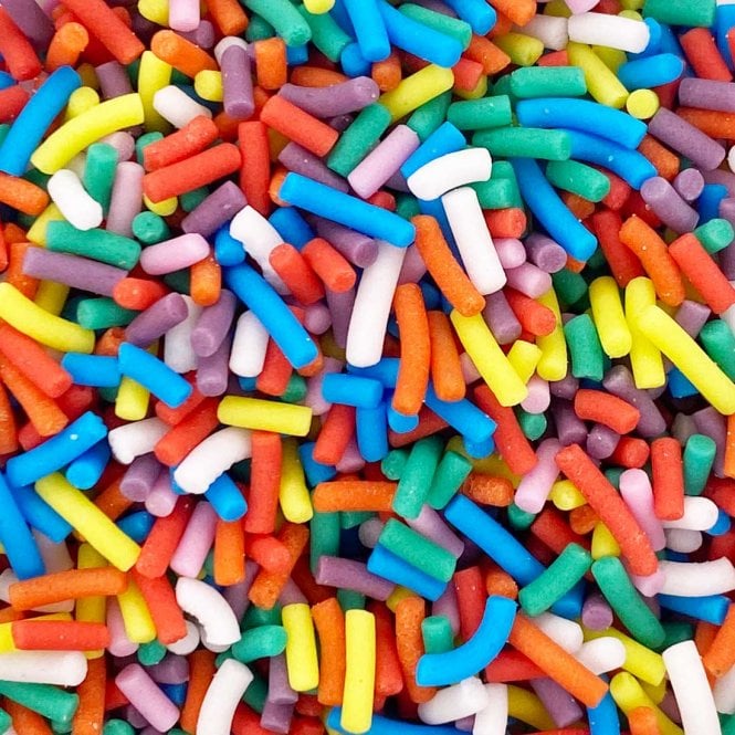 SUGAR SISTERS - Strands Rainbow 1 Kg (BAKE STABLE)