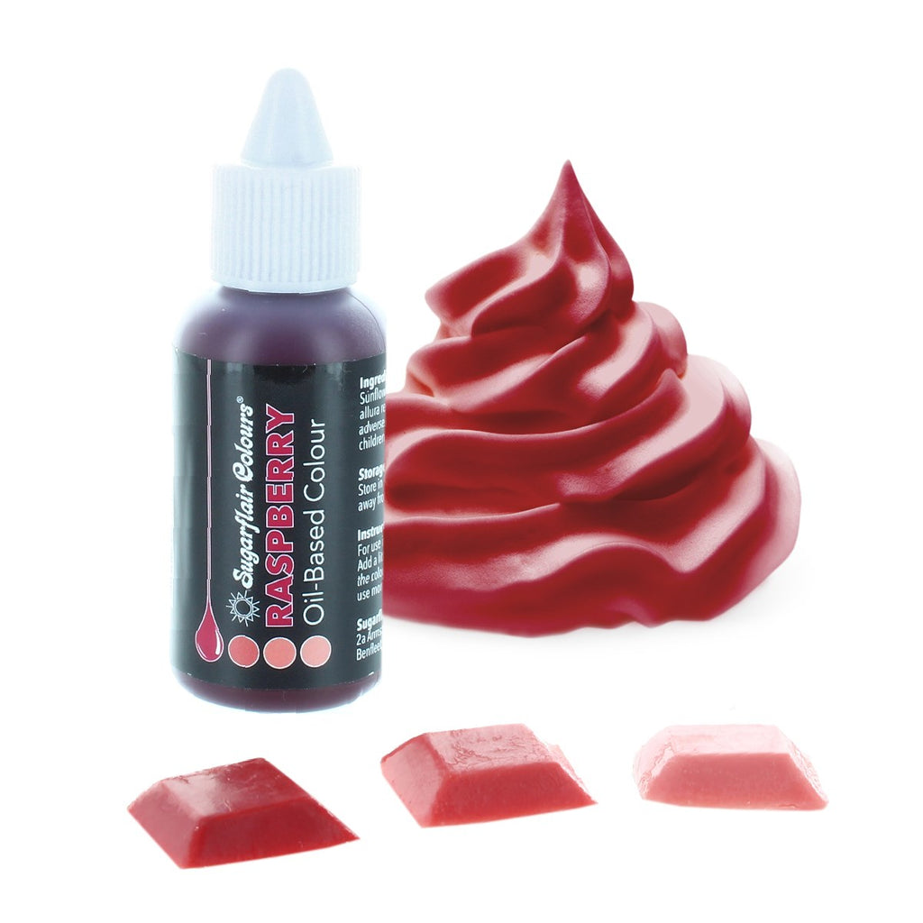Sugarflair Raspberry Oil Based Colour 30ml