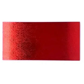 Luxury Red Log Cake Board 10" x 4"