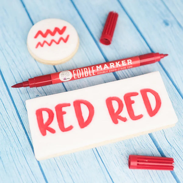 Edible Marker Red Red Matt