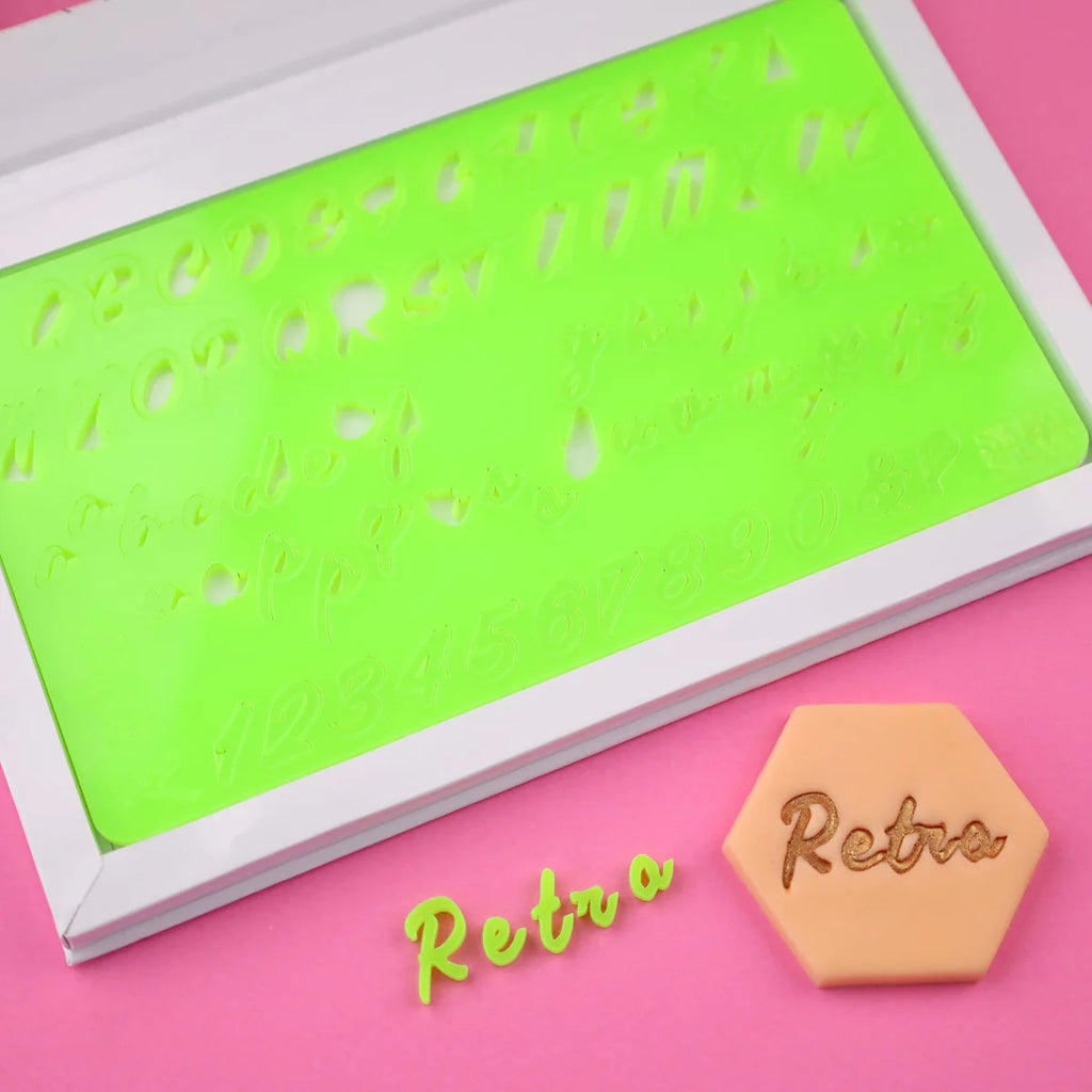 Retro Uppercase, Lowercase, Numbers & Symbols SWEET STAMP