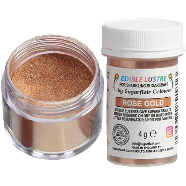 Rose Gold Lustre Dust Sugarflair 4g