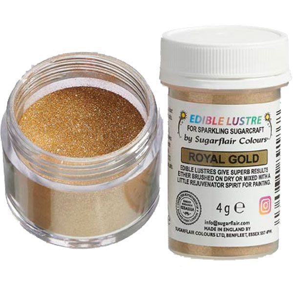 Royal Gold Lustre Dust Sugarflair 4g