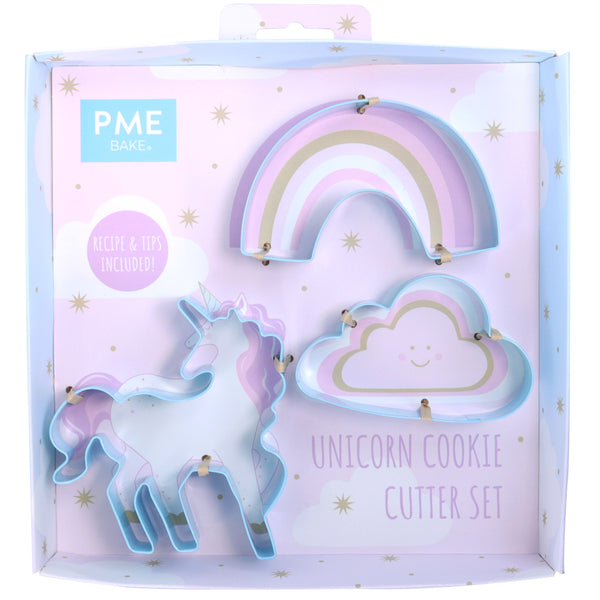 Unicorn Cookie Cutter Set 3