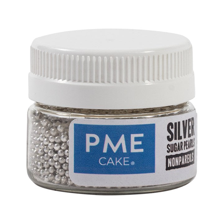 Silver Sugar Non Pareils 2mm 25g