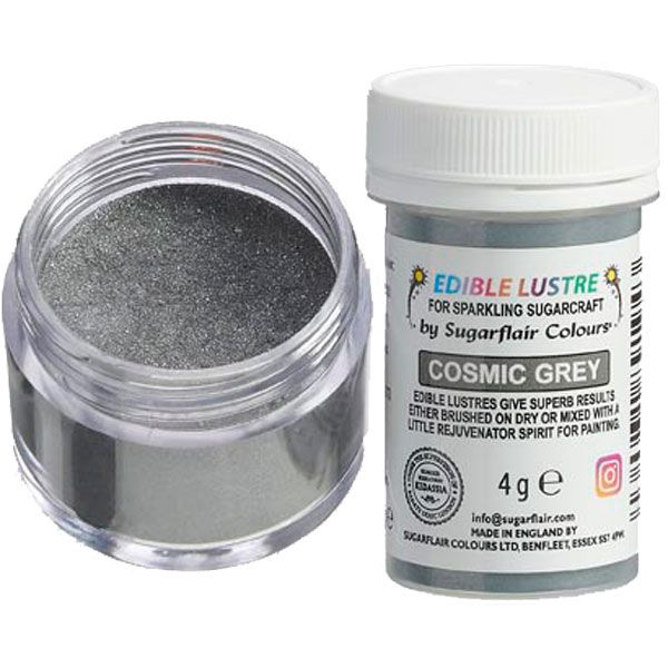 Cosmic Grey Edible Lustre Dust 4g