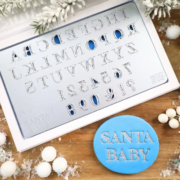 Santa Baby Set Uppercase, Numbers & Symbols SWEET STAMP