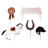 Horses Cake Decoration Set Pk 5