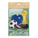 Soccer Cake Decoration Set Pk 5