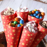 Gold Stars Parchment Paper Pk 12 Sheets