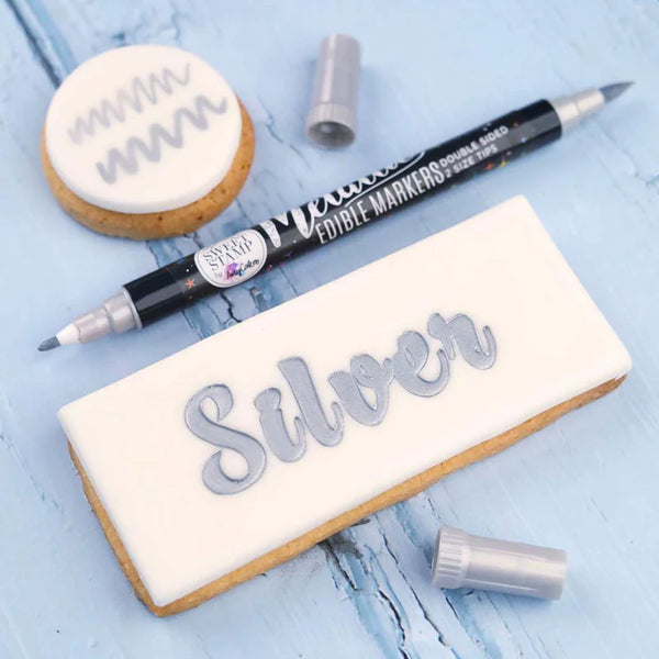 Edible Marker Light Silver