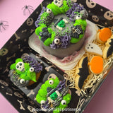 Luxury Black Skeleton Bento & Cupcake Box