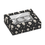 Luxury Black Skeleton Cupcake Box 6s