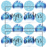 Snow Castle Edible Toppers - (20 Toppers)