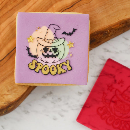 Neon Halloween  Edible Toppers - (20 Toppers)