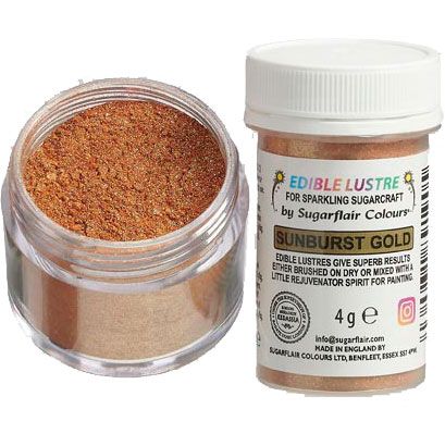 Sunburst Gold Lustre Dust Sugarflair 4g