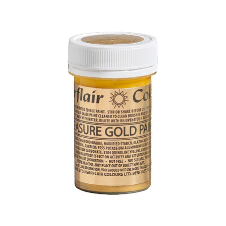 Pastel Gold  Lustre Dust Sugarflair 4g