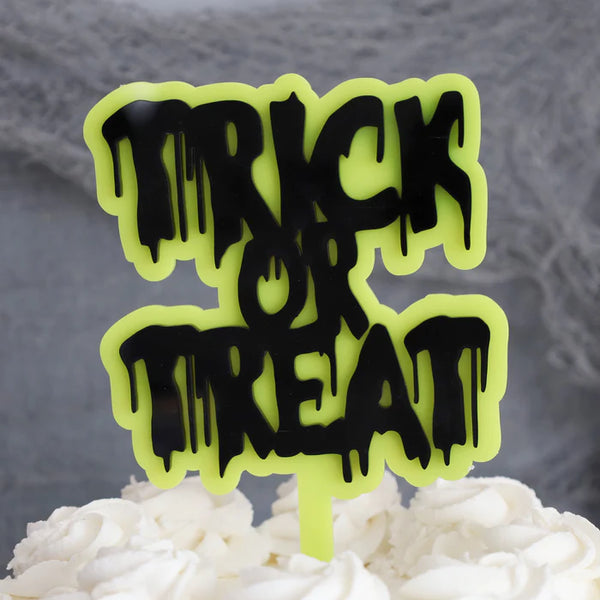Trick or Treat Cake Topper - SWEET STAMP