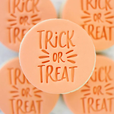 Trick or Treat Cake Topper - SWEET STAMP