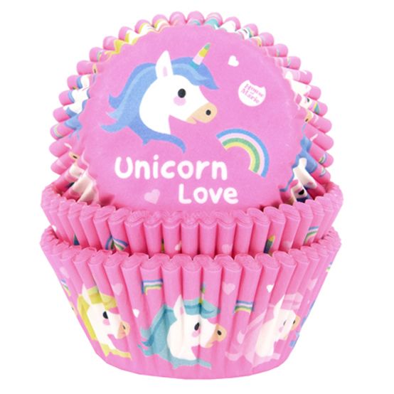 Unicorn Baking cases Pk 50 HOM