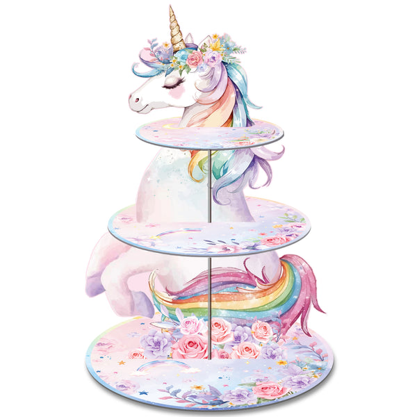 Unicorn Cupcake Stand Kit