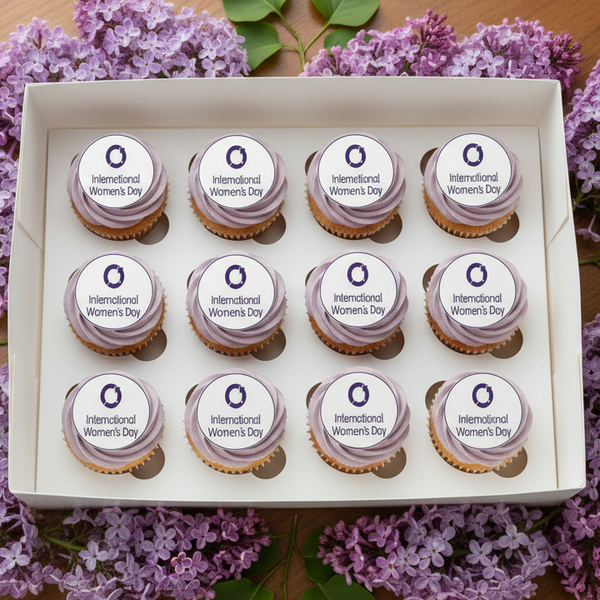 International Womens Day Edible Toppers - (20 Toppers)