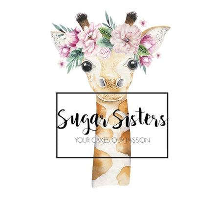 SUGAR SISTERS - Gold  & White  Cake Ball Topper