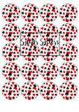 Playing Card  Edible Toppers - (20 Toppers)