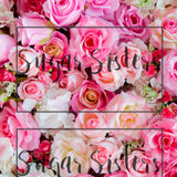 Summer Roses Wrap  Edible Image