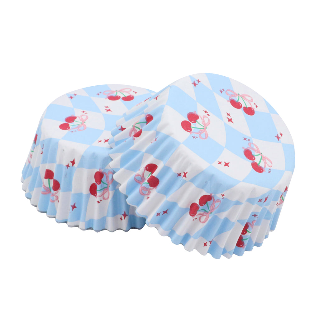 Foil Lined Cupcake Cases Tied with a Bow Pk 30