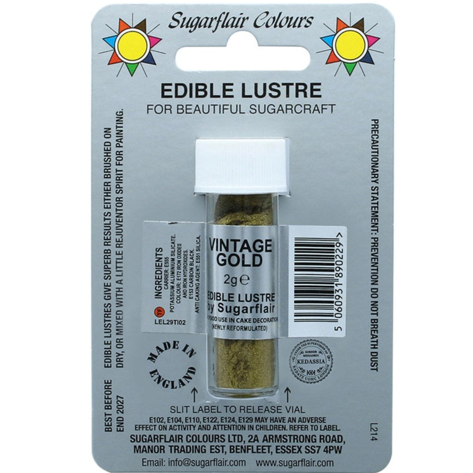 Edible Lustre Vintage Gold 2g